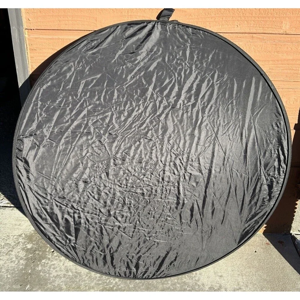 Fotodiox Pro Collapsible Background- 42”Round-Silver-gold-white-black w/16” tote